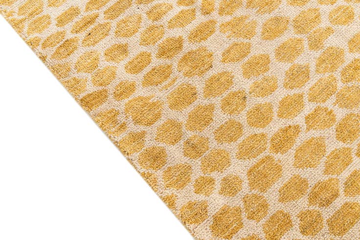 Detail image of 4' 10 x 8' Hand Knotted Moroccan Wool Rug