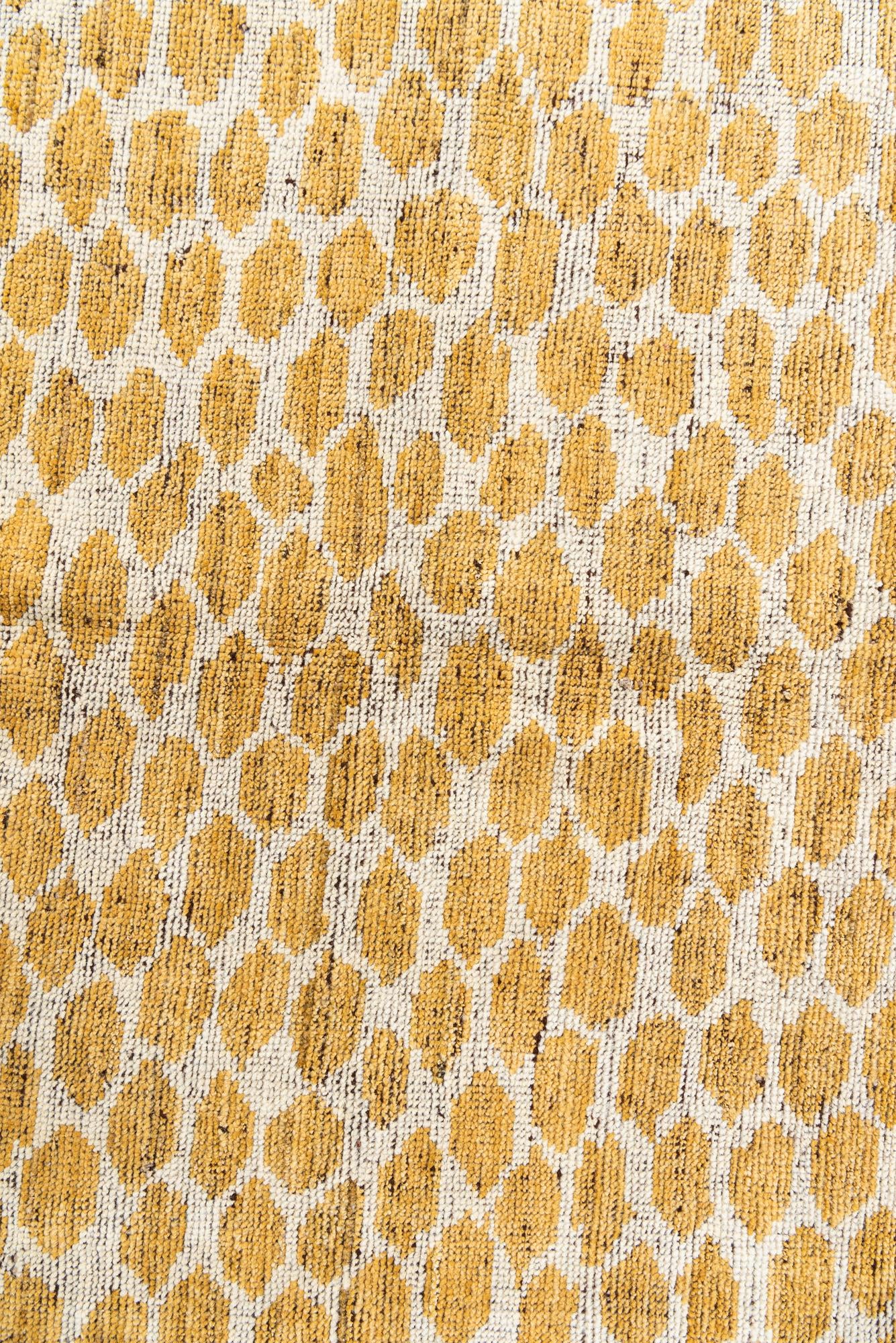 6' 1 x 9' Hand Knotted Moroccan Wool Rug