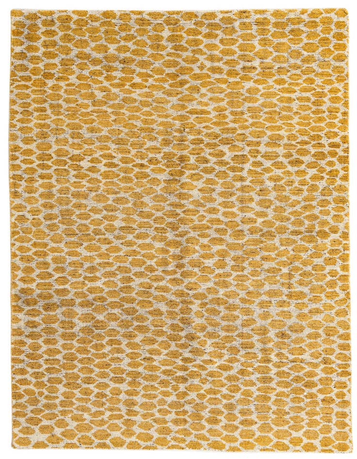Detail image of 6' 1 x 9' Hand Knotted Moroccan Wool Rug