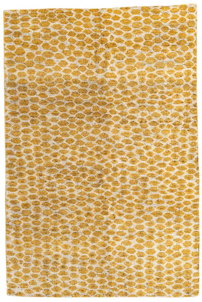 6' x 9' 1 Hand Knotted Moroccan Wool Rug