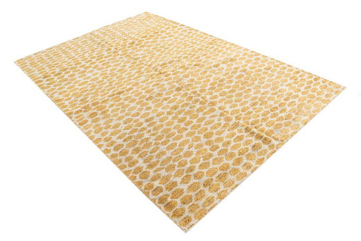 Detail image of 6' 1 x 9' 1 Hand Knotted Moroccan Wool Rug