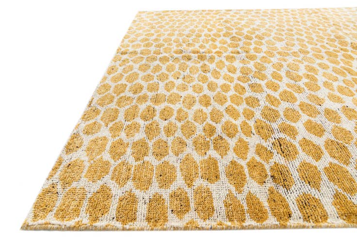 Detail image of 6' 1 x 9' 1 Hand Knotted Moroccan Wool Rug
