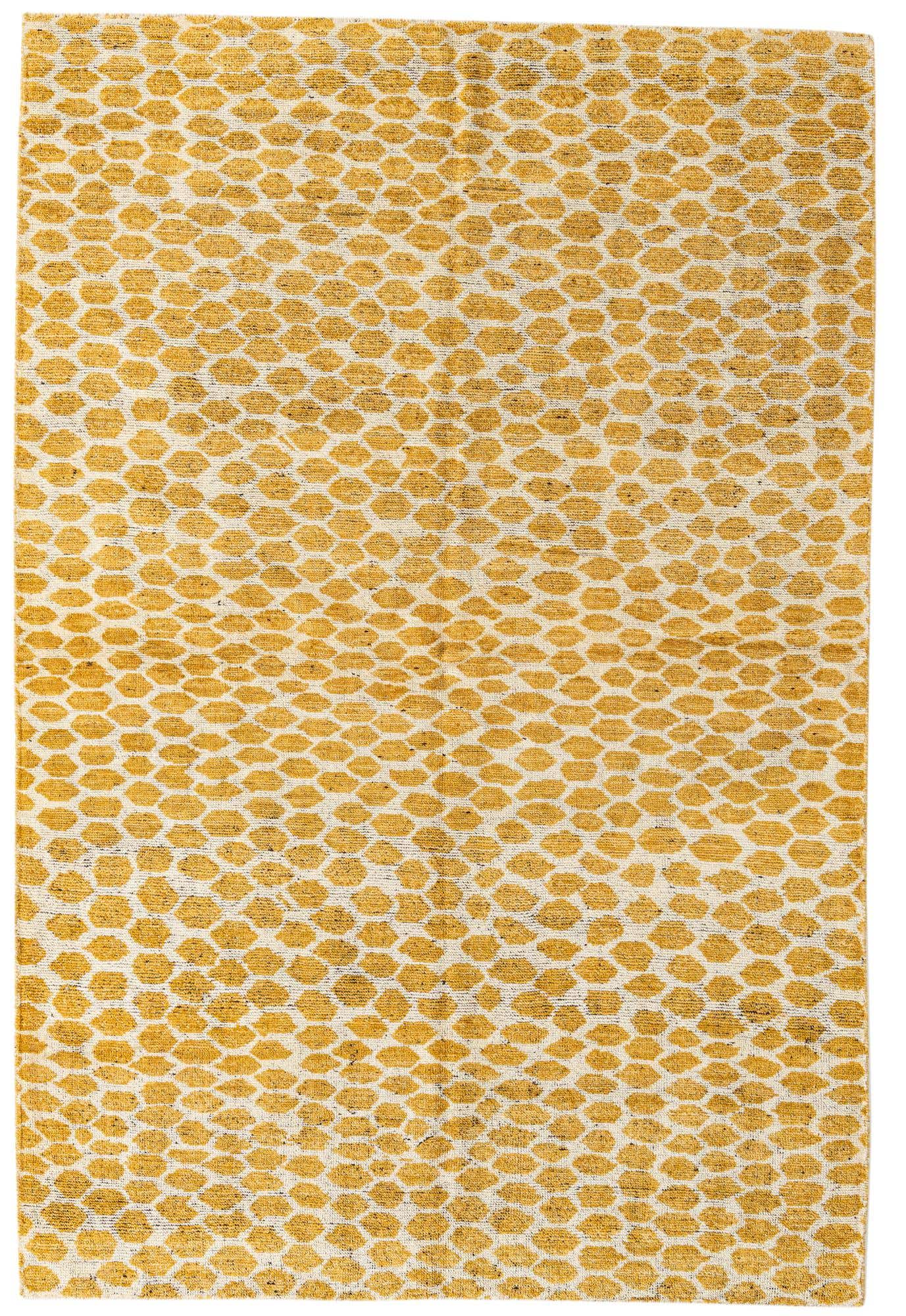 6' 1 x 9' 1 Hand Knotted Moroccan Wool Rug