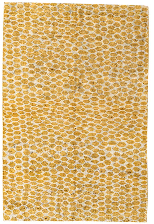 Detail image of 6' 1 x 9' 1 Hand Knotted Moroccan Wool Rug