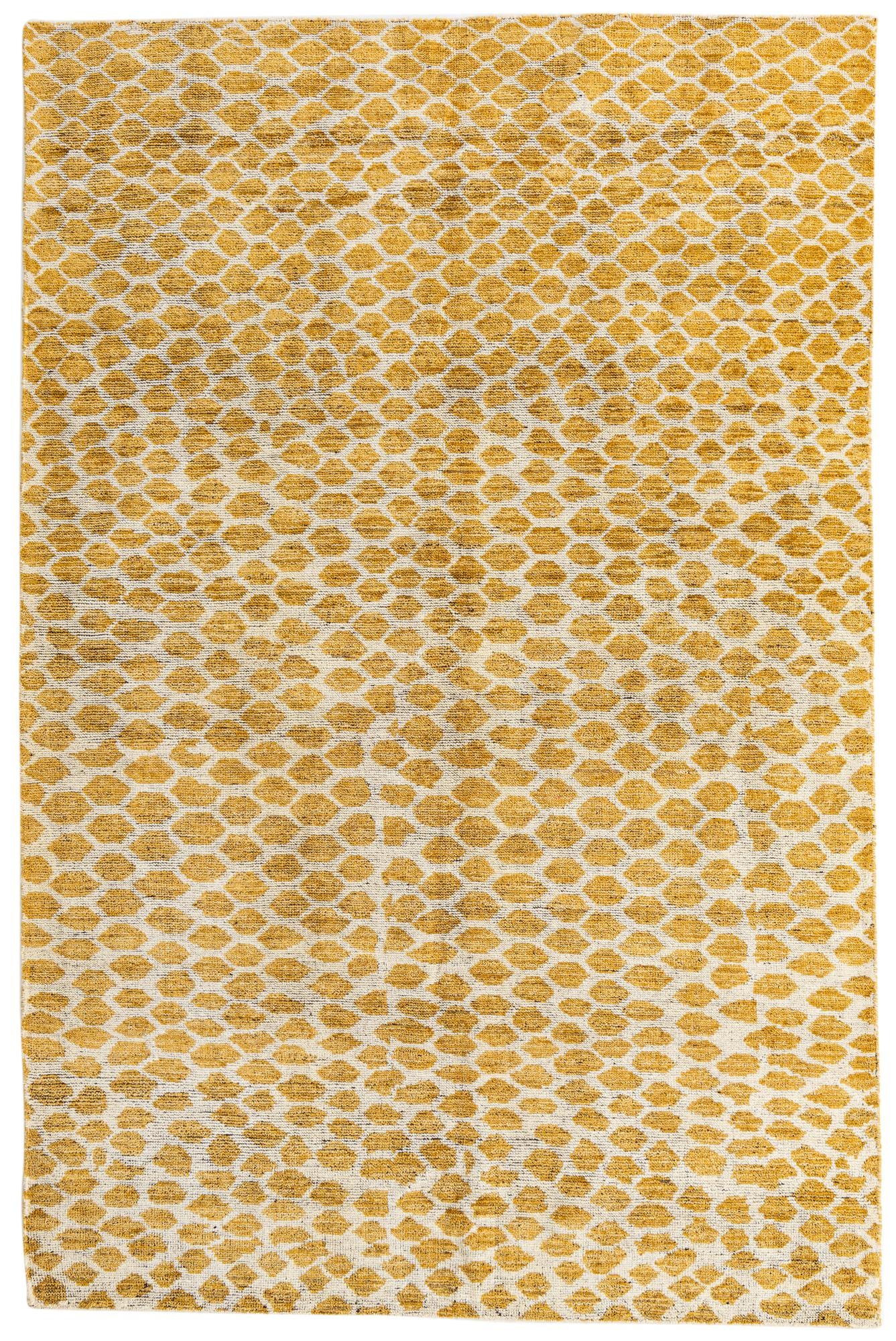 6' x 9' 1 Hand Knotted Moroccan Wool Rug