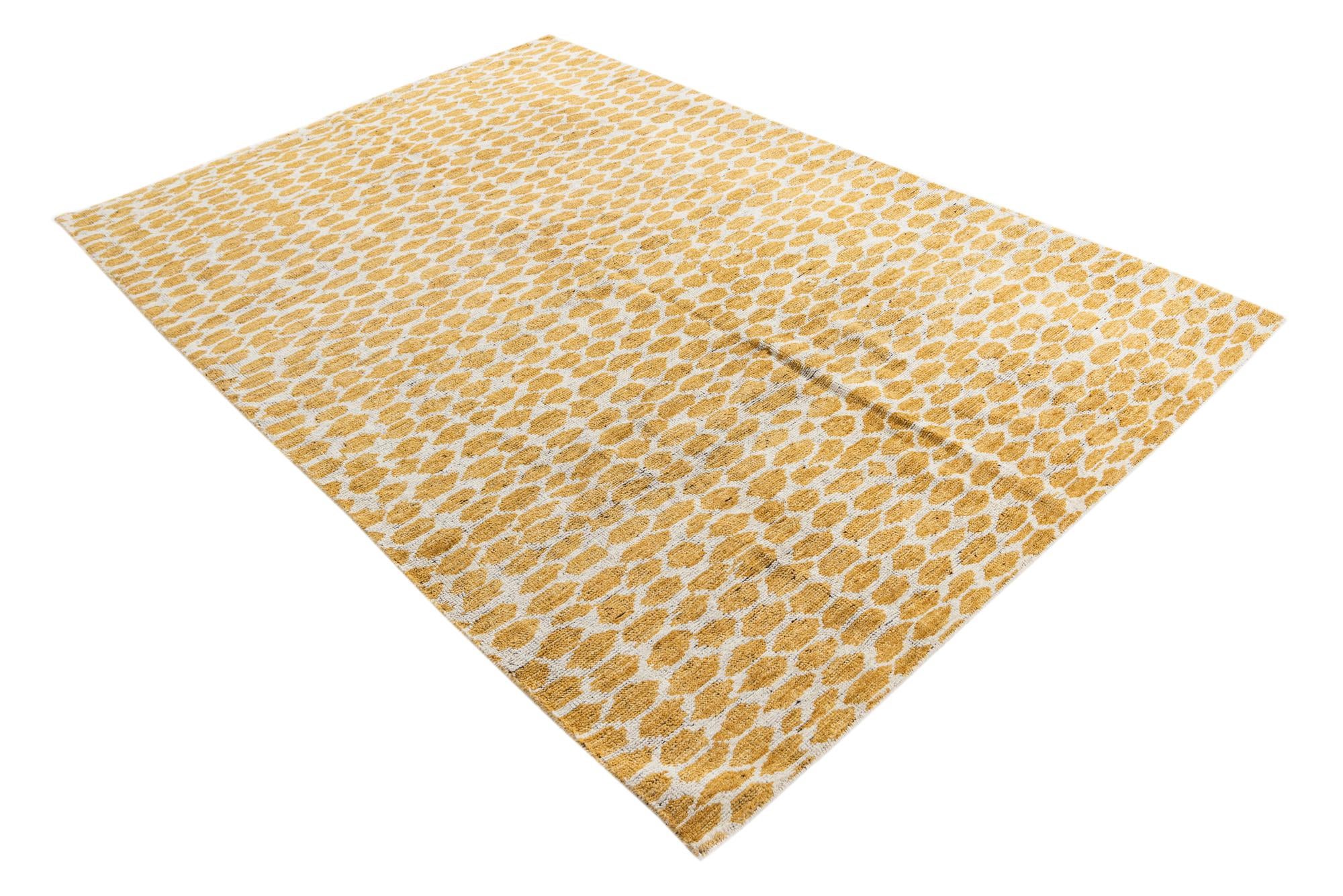 6' x 9' Hand Knotted Moroccan Wool Rug