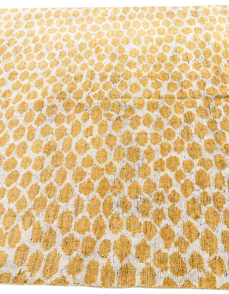 Detail image of 6' x 9'  Hand Knotted Moroccan Wool Rug