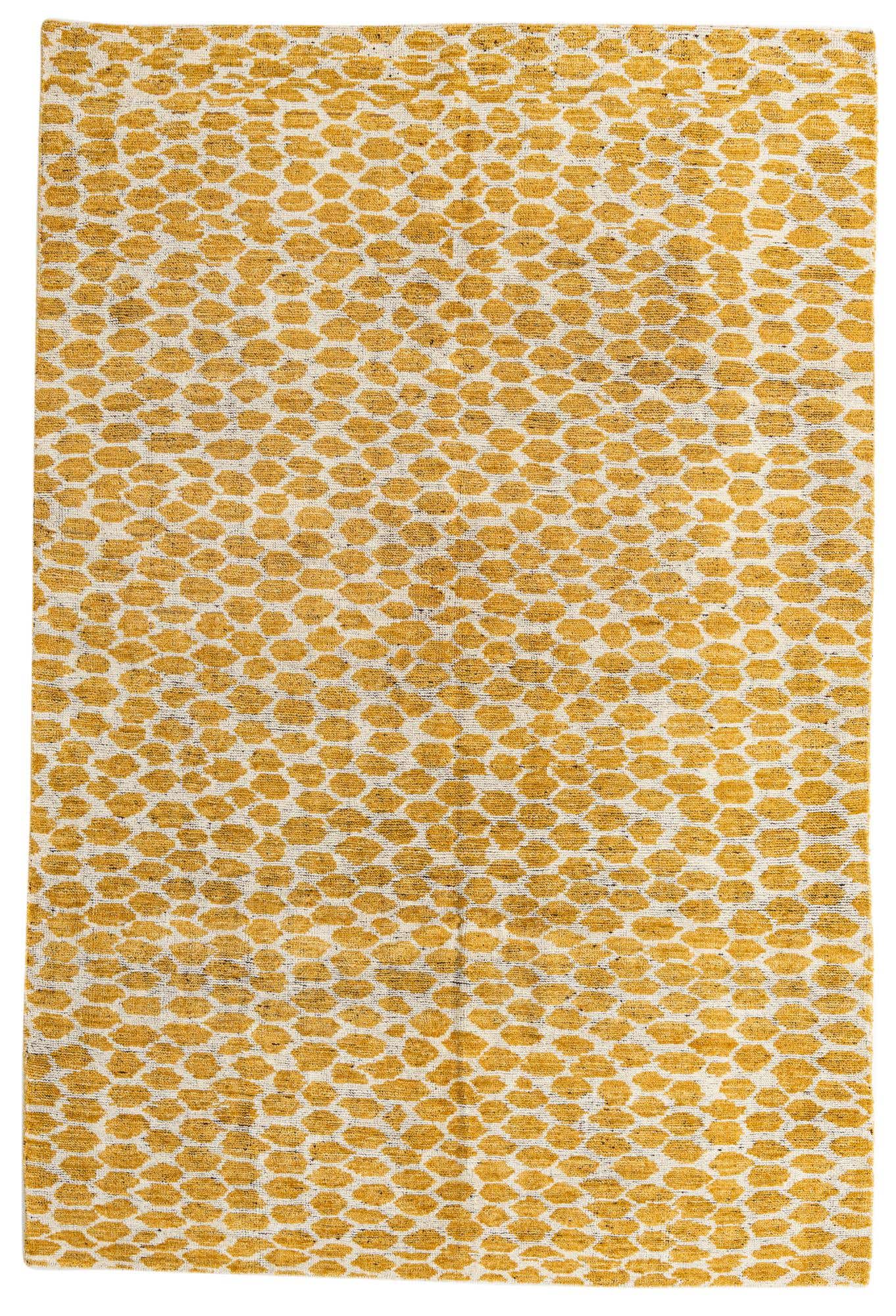 6' x 9' Hand Knotted Moroccan Wool Rug