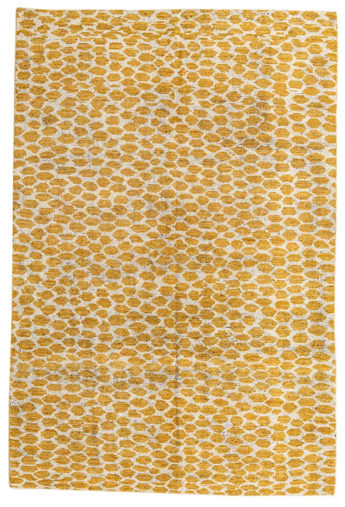 6' x 9' Hand Knotted Moroccan Wool Rug
