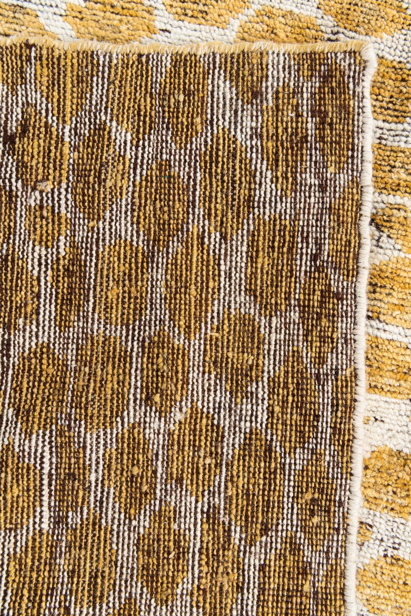 6' x 9' 1 Hand Knotted Moroccan Wool Rug