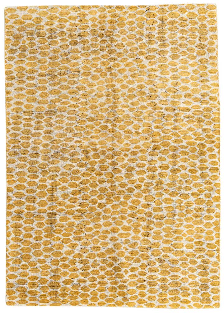 6' x 9' Hand Knotted Moroccan Wool Rug