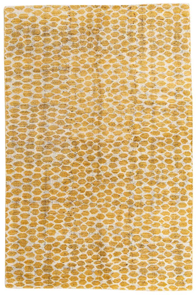 6' x 9' Hand Knotted Moroccan Wool Rug