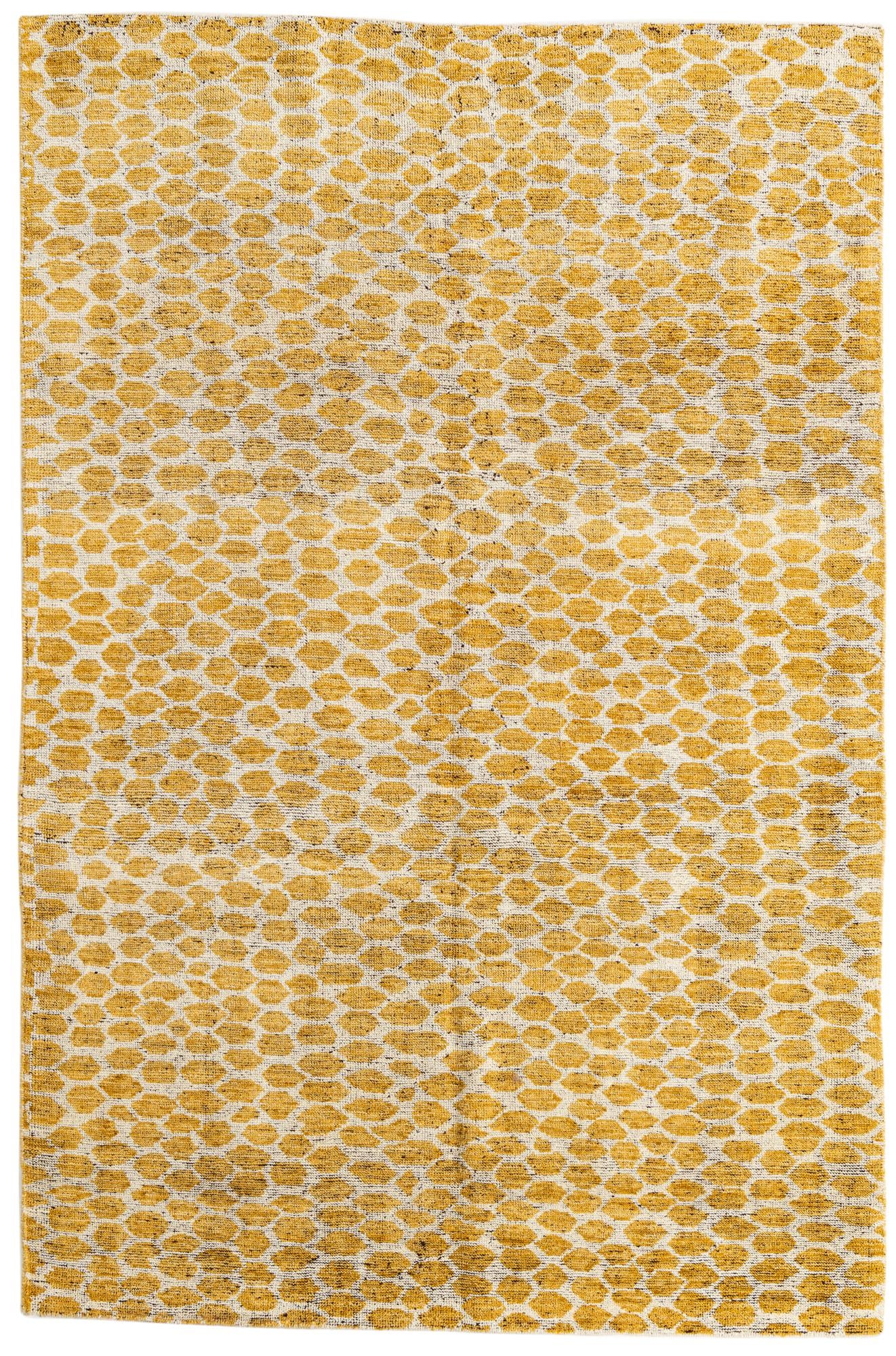 6' x 9' Hand Knotted Moroccan Wool Rug