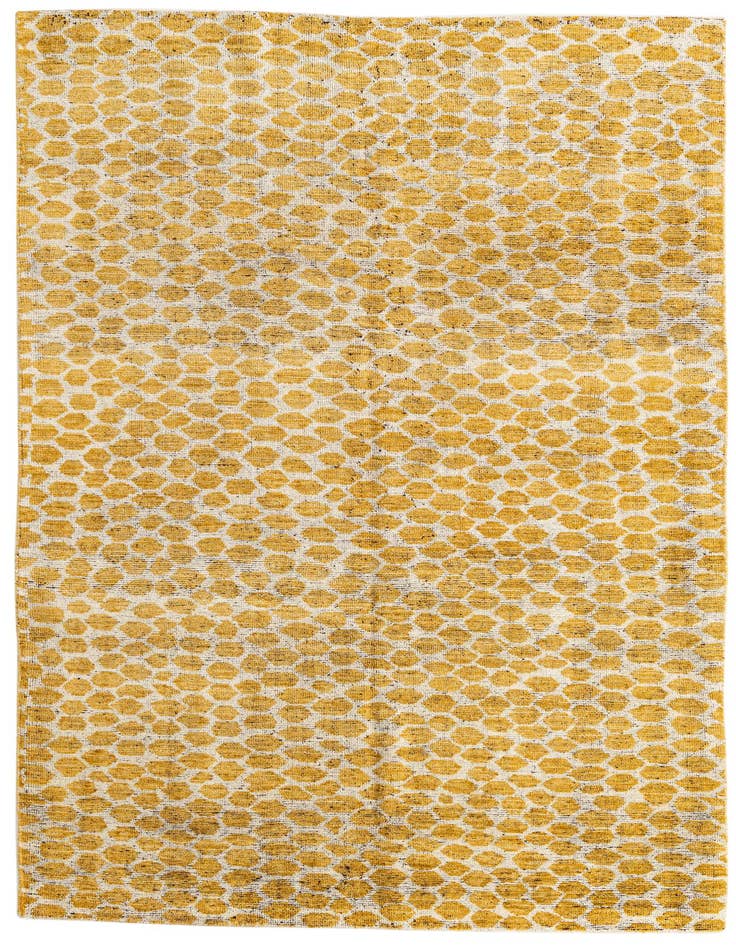 Detail image of 6' x 9' Hand Knotted Moroccan Wool Rug