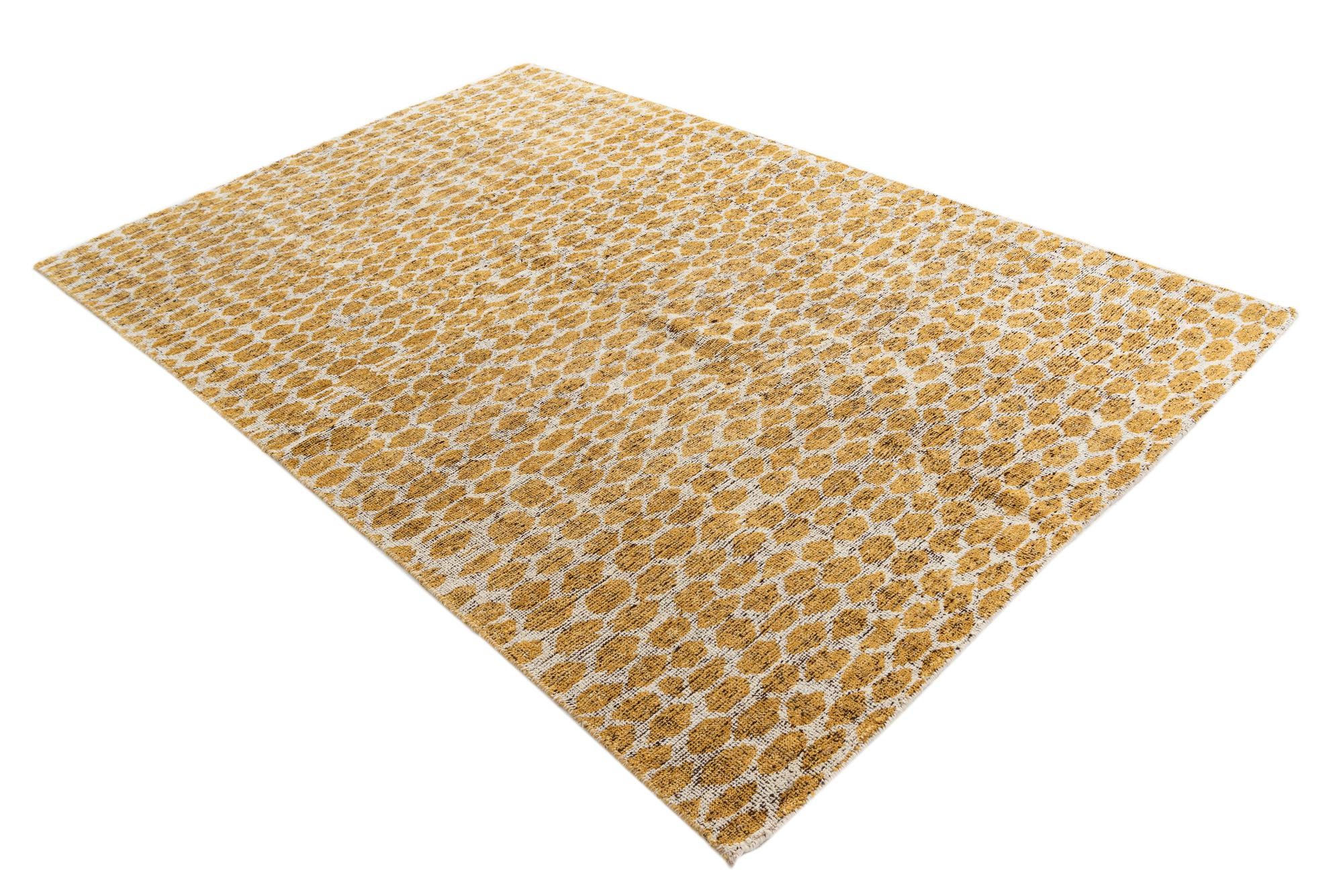 6' x 9' Hand Knotted Moroccan Wool Rug
