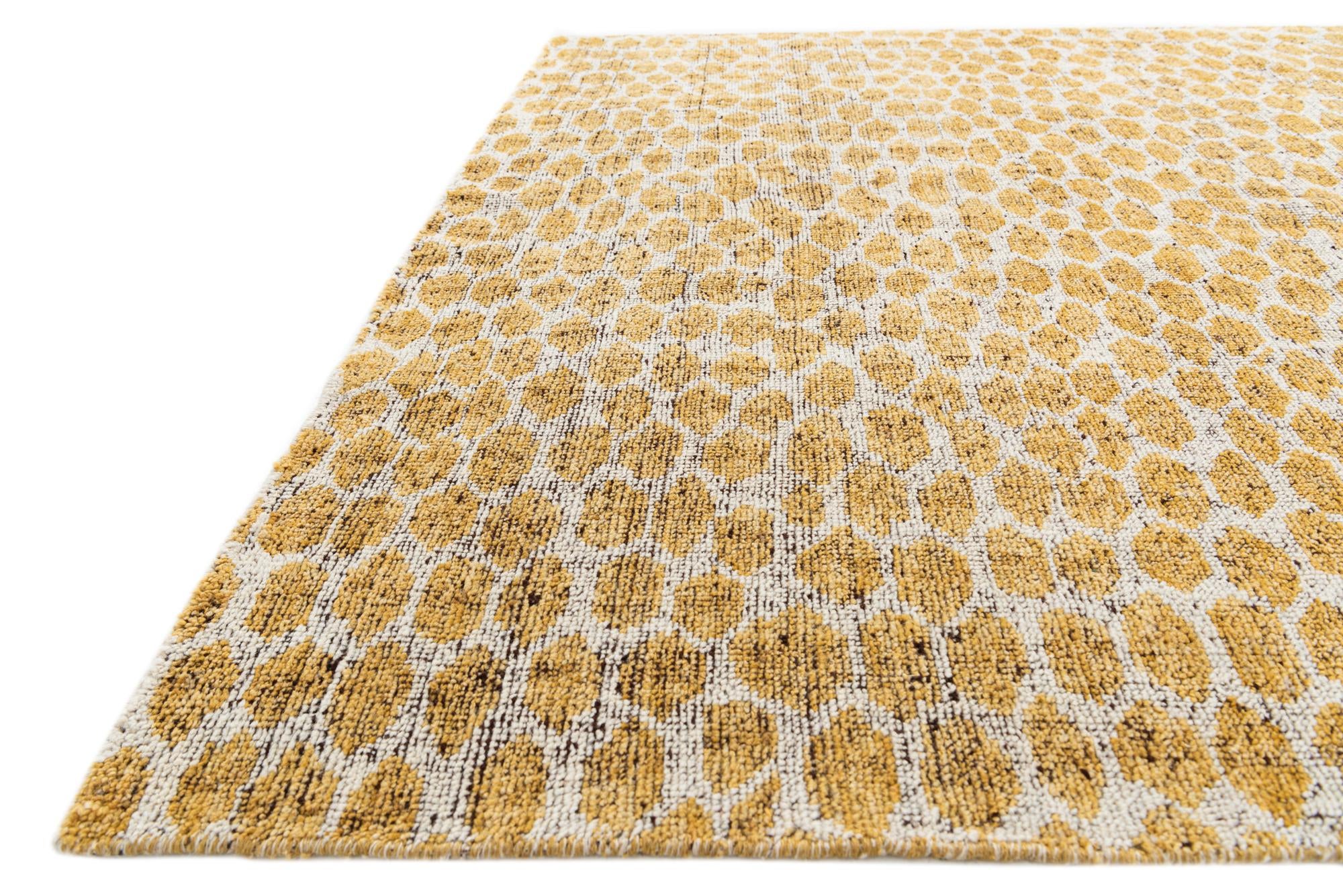 6' x 9' Hand Knotted Moroccan Wool Rug