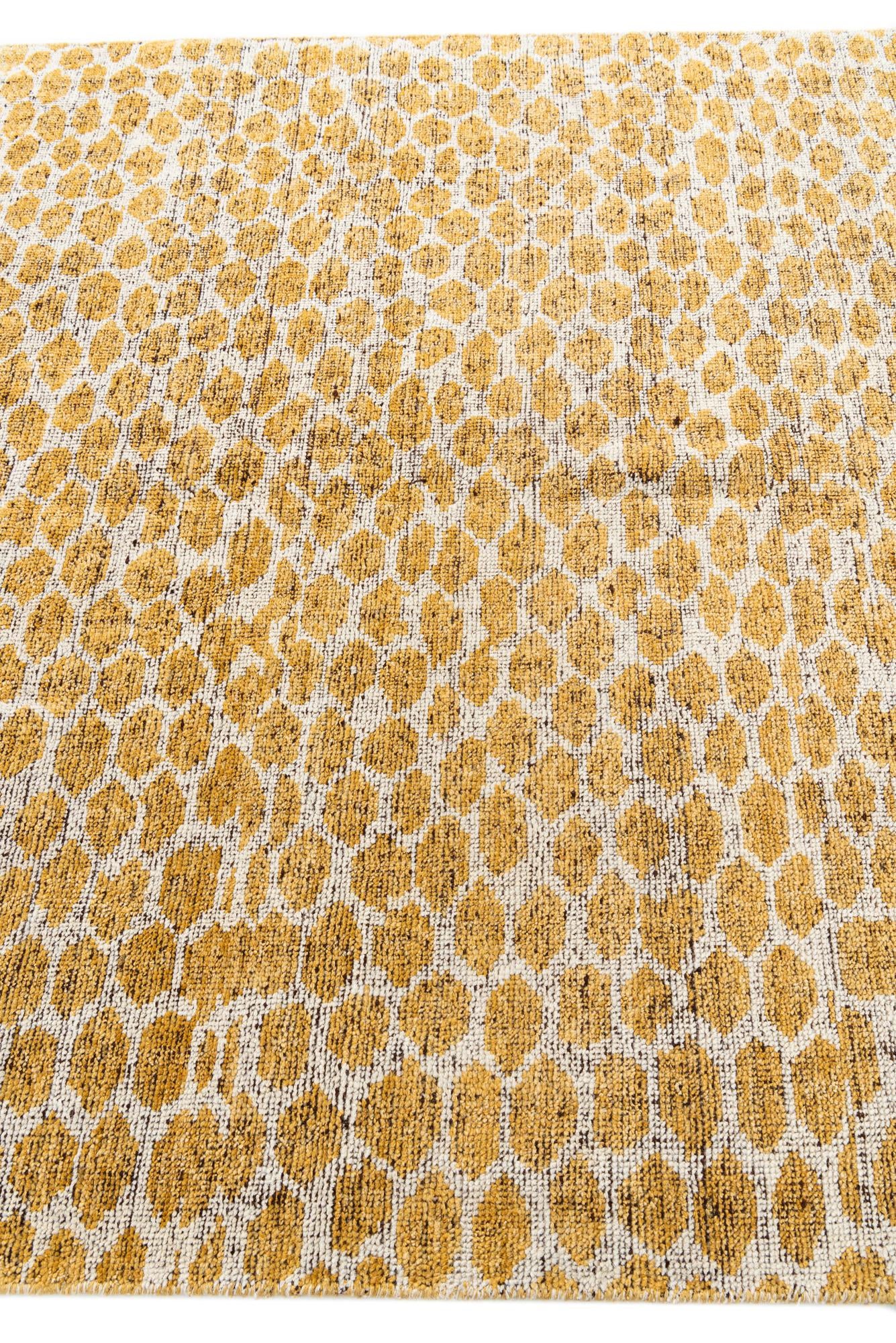 6' x 9' Hand Knotted Moroccan Wool Rug