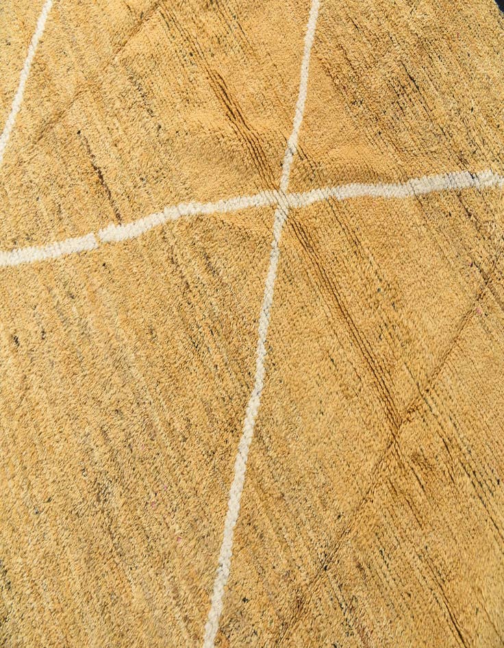 Detail image of 8' 10 x 12'  Hand Knotted Moroccan Wool Rug