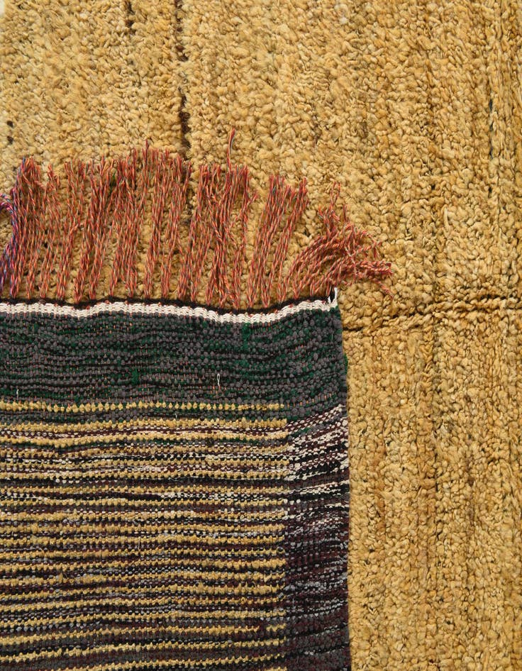 Detail image of 8' 10 x 12'  Hand Knotted Moroccan Wool Rug