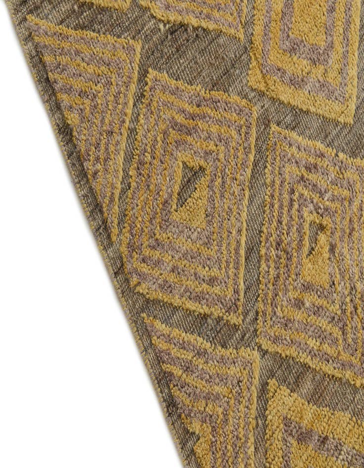 Detail image of 9' x 12'  Hand Knotted Moroccan Wool Rug