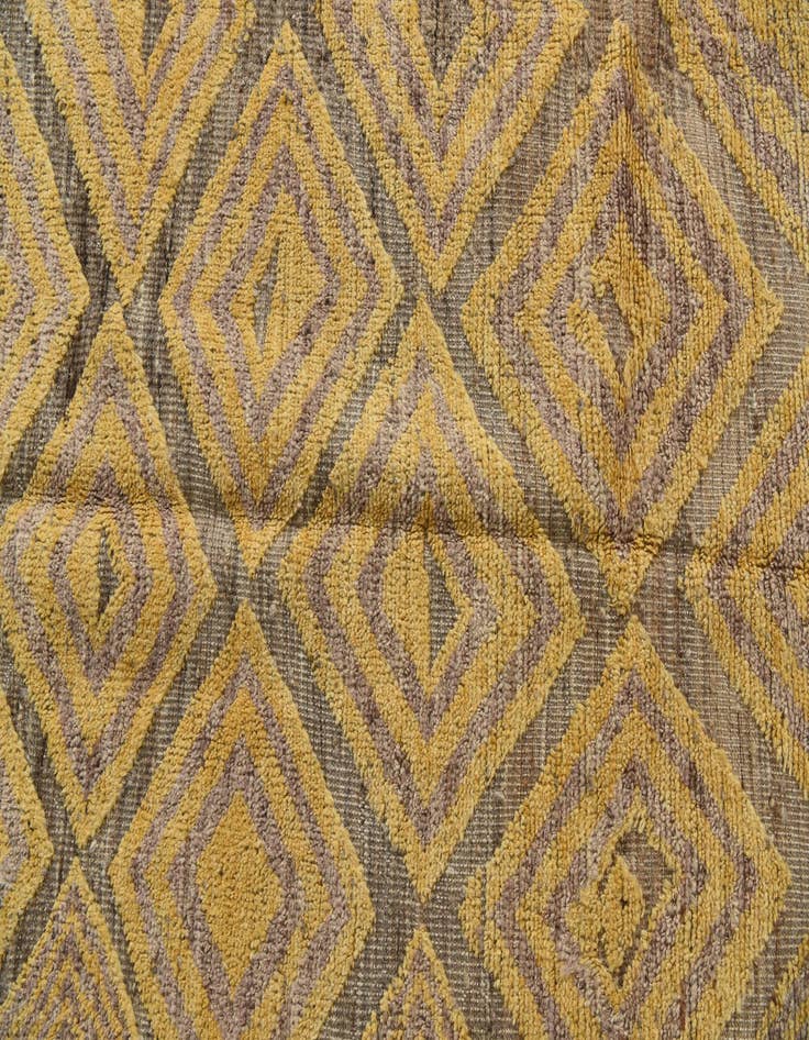 Detail image of 9' x 12'  Hand Knotted Moroccan Wool Rug