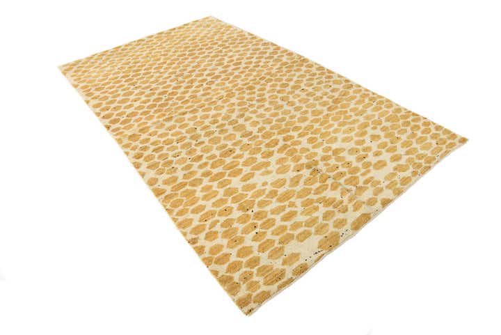 5' 2 x 8' 8 Hand Knotted Moroccan Wool Rug
