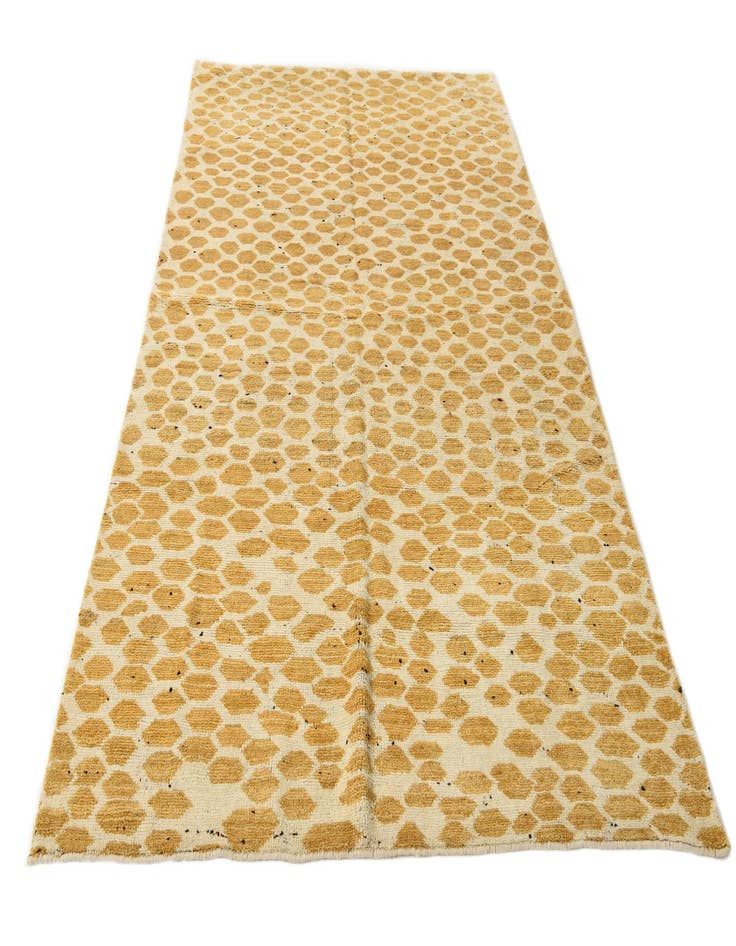 Detail image of 5' 2 x 8' 8  Hand Knotted Moroccan Wool Rug