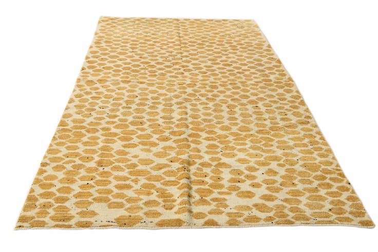 Detail image of 5' 2 x 8' 8 Hand Knotted Moroccan Wool Rug