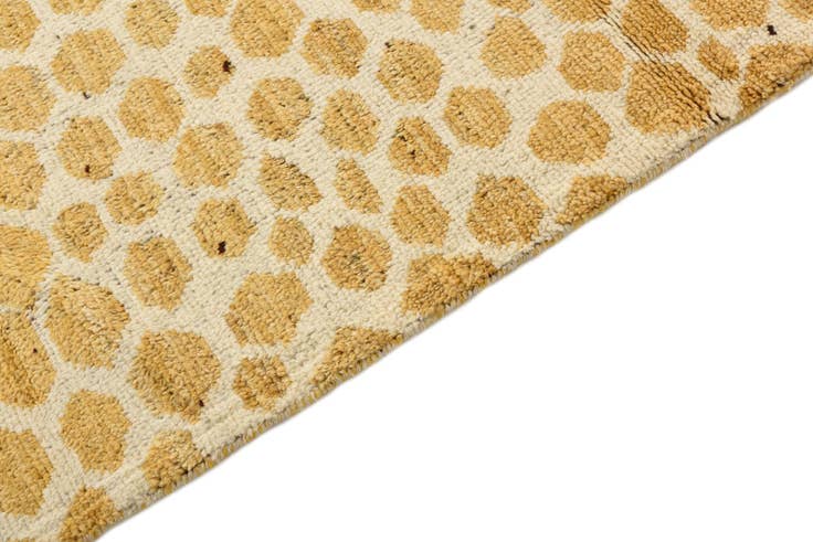 Detail image of 5' 2 x 8' 8 Hand Knotted Moroccan Wool Rug