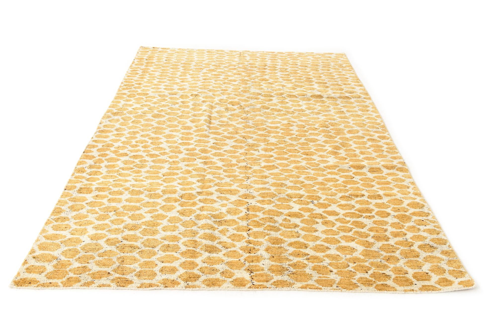 6' x 9' Hand Knotted Moroccan Wool Rug