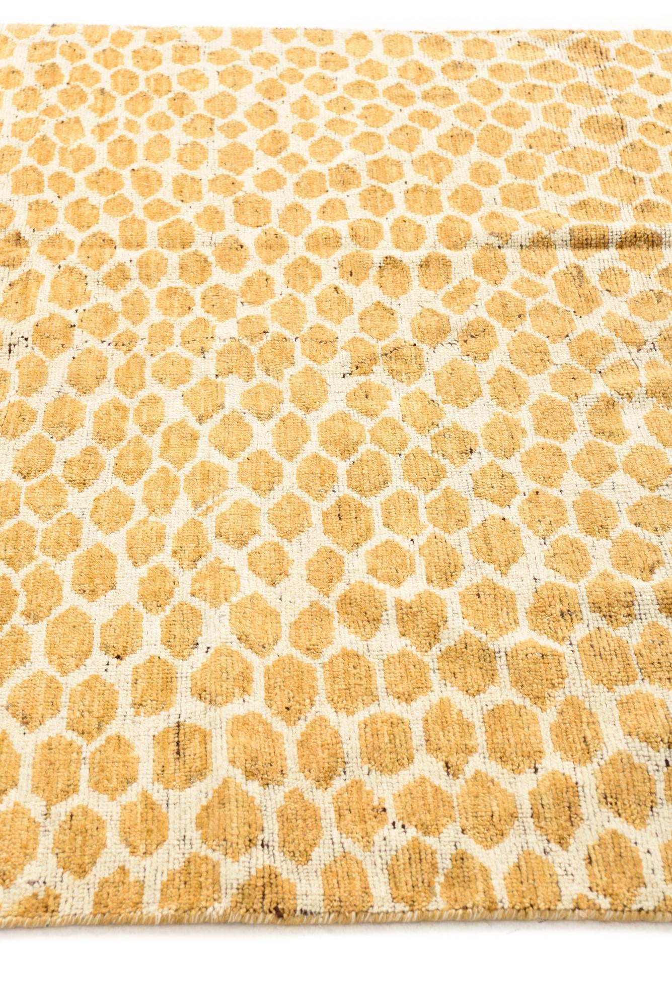 6' x 9' Hand Knotted Moroccan Wool Rug
