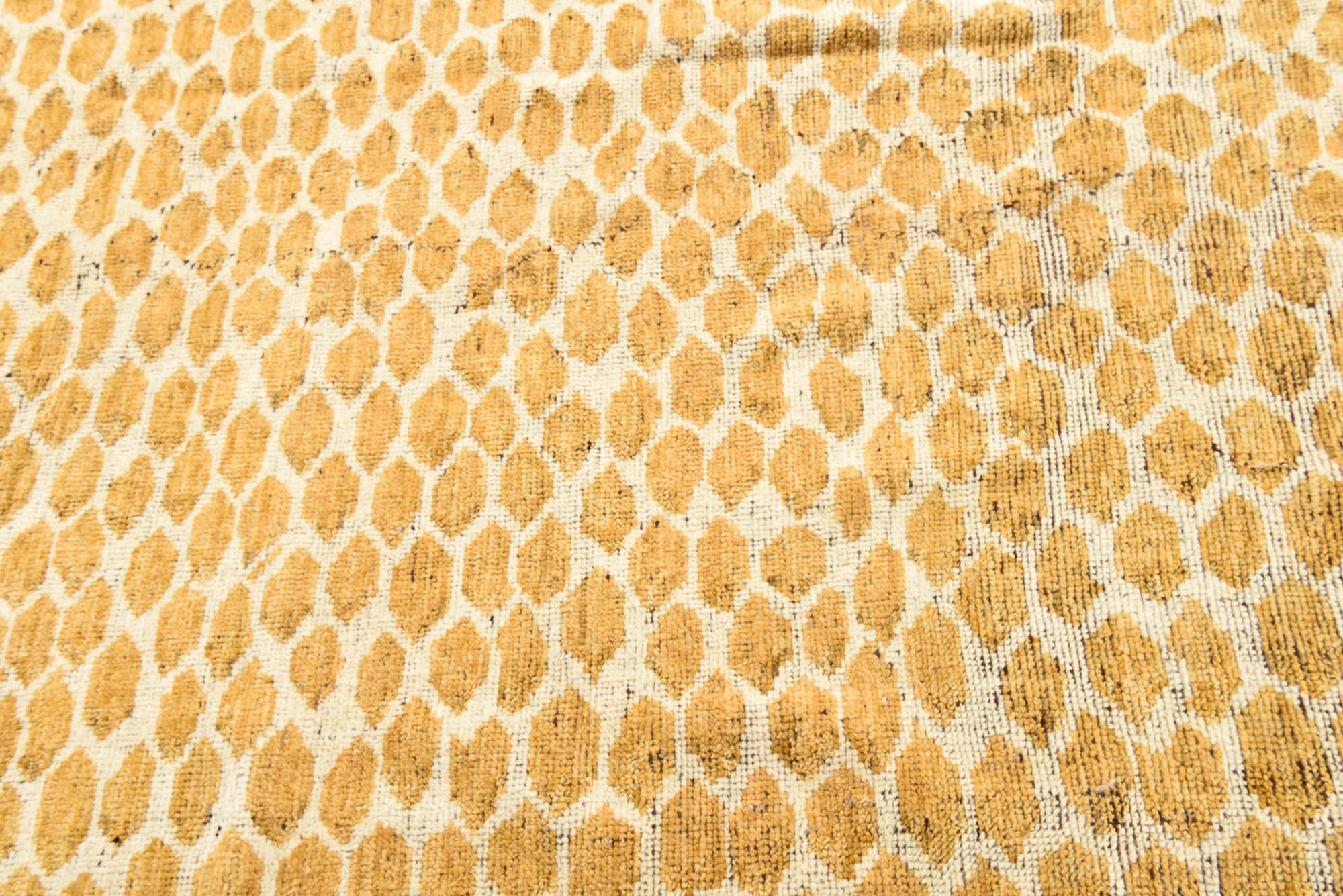 6' x 9' Hand Knotted Moroccan Wool Rug