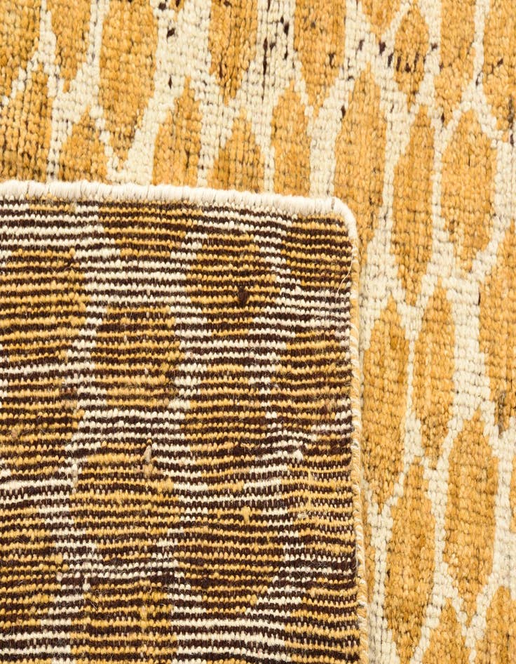 Detail image of 6' x 9'  Hand Knotted Moroccan Wool Rug