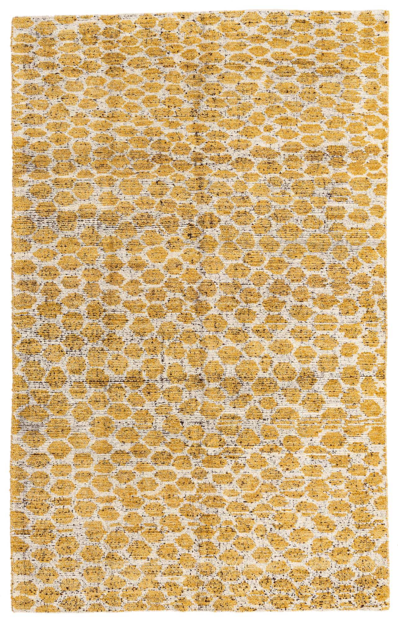 5' x 8' Hand Knotted Moroccan Wool Rug