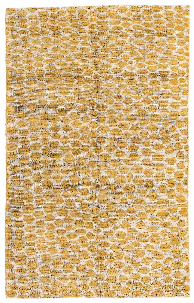 5' x 8' Hand Knotted Moroccan Wool Rug
