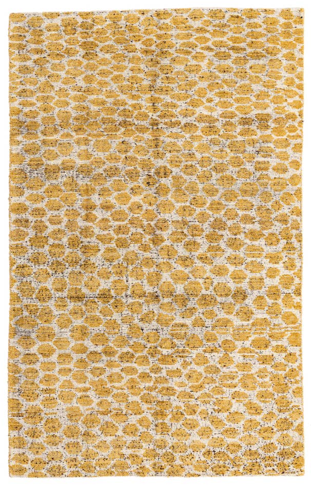 Detail image of 5' x 8' Hand Knotted Moroccan Wool Rug