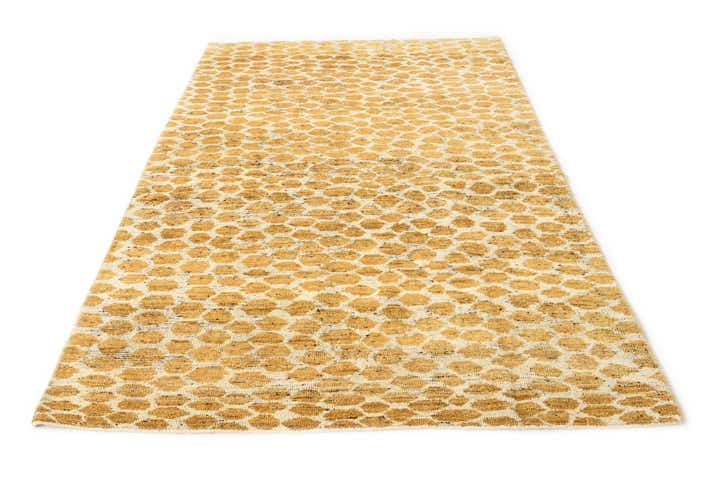 5' x 8' 2 Hand Knotted Moroccan Wool Rug