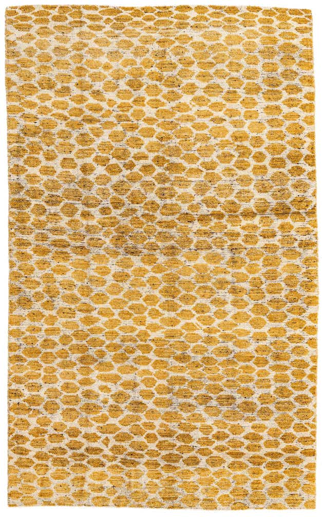 5' x 8' 2 Hand Knotted Moroccan Wool Rug