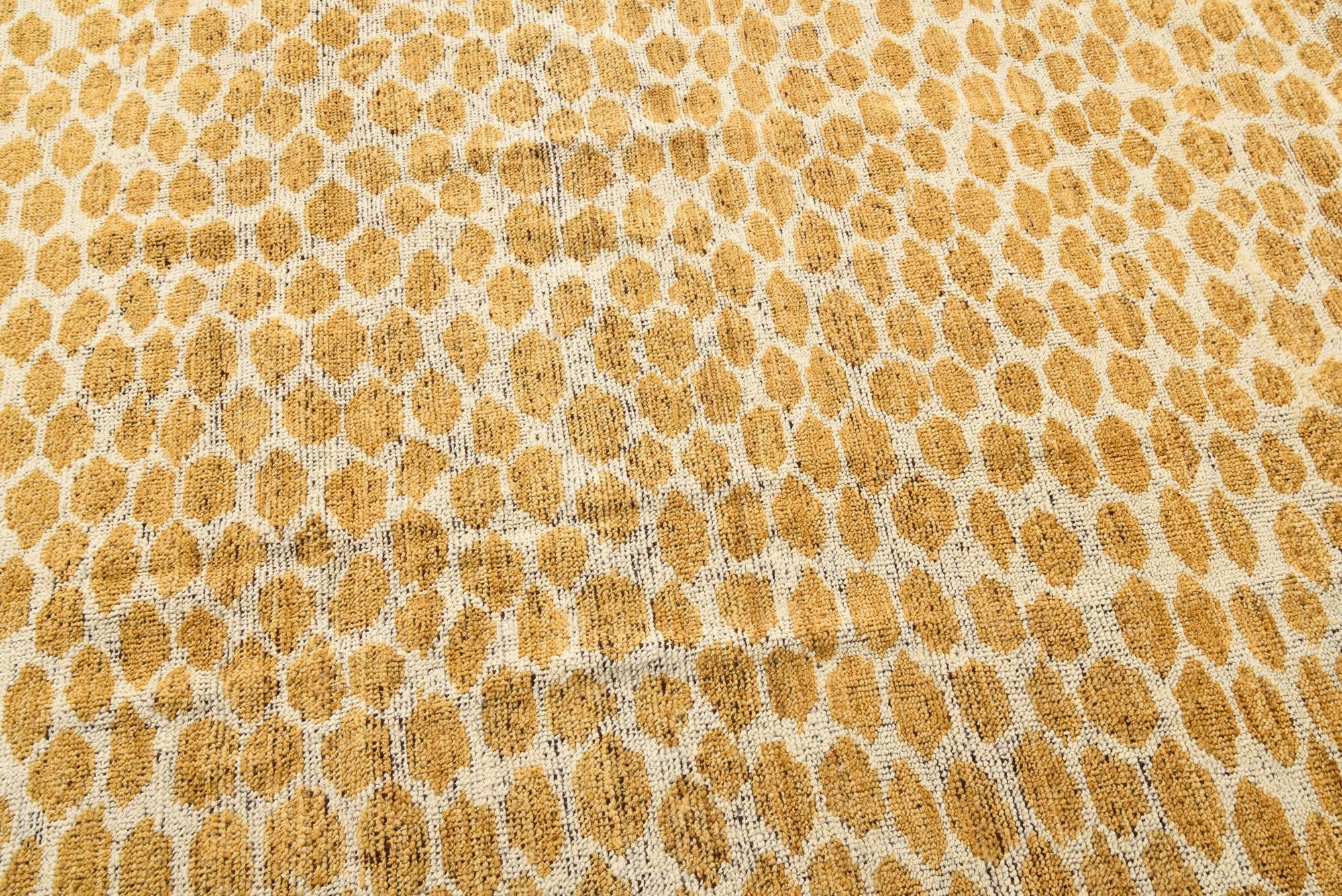 8' 1 x 10' 2 Hand Knotted Moroccan Wool Rug