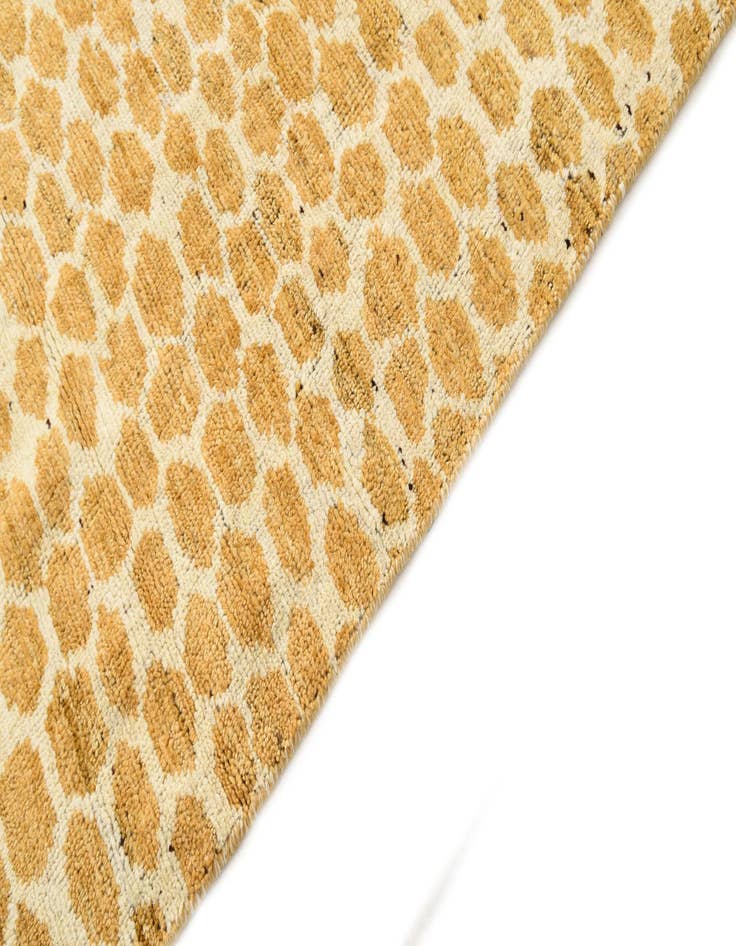 Detail image of 5' 10 x 9'  Hand Knotted Moroccan Wool Rug