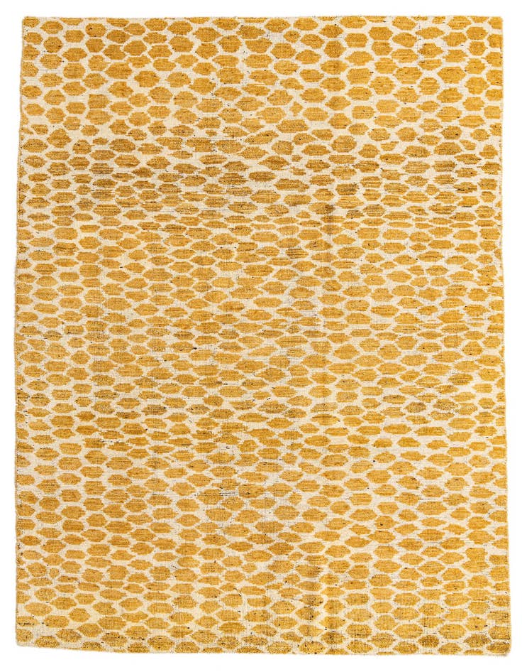 Detail image of 5' 10 x 9' Hand Knotted Moroccan Wool Rug