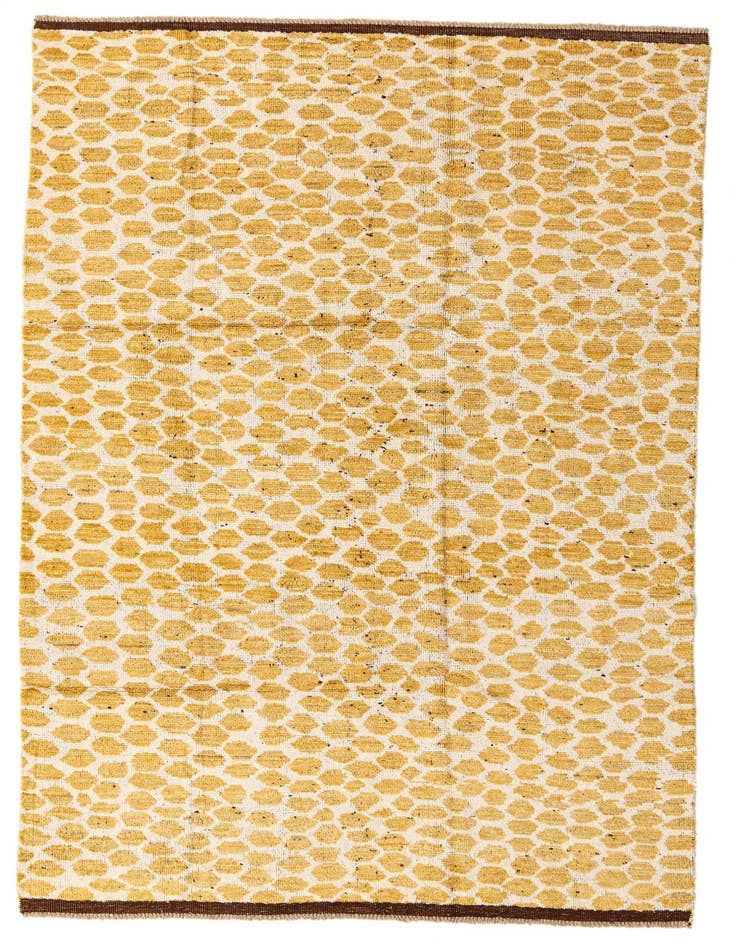 Detail image of 6' x 9' 2 Hand Knotted Moroccan Wool Rug