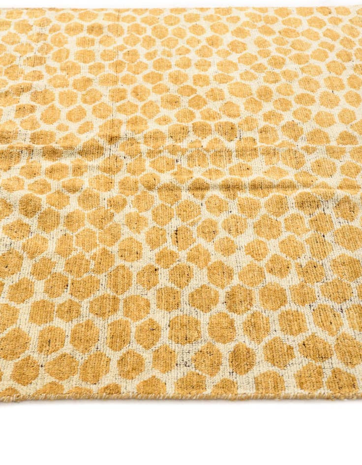 Detail image of 6' x 9' 1  Hand Knotted Moroccan Wool Rug