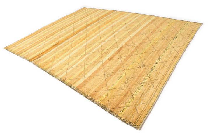 9' 5 x 12' Hand Knotted Moroccan Wool Rug