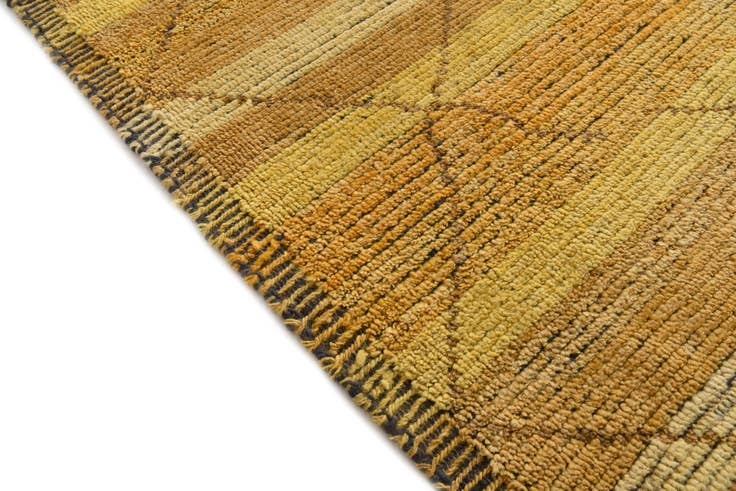 Detail image of 9' 5 x 12' Hand Knotted Moroccan Wool Rug