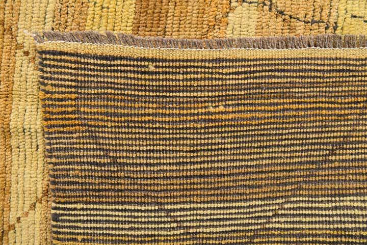 9' 5 x 12' Hand Knotted Moroccan Wool Rug