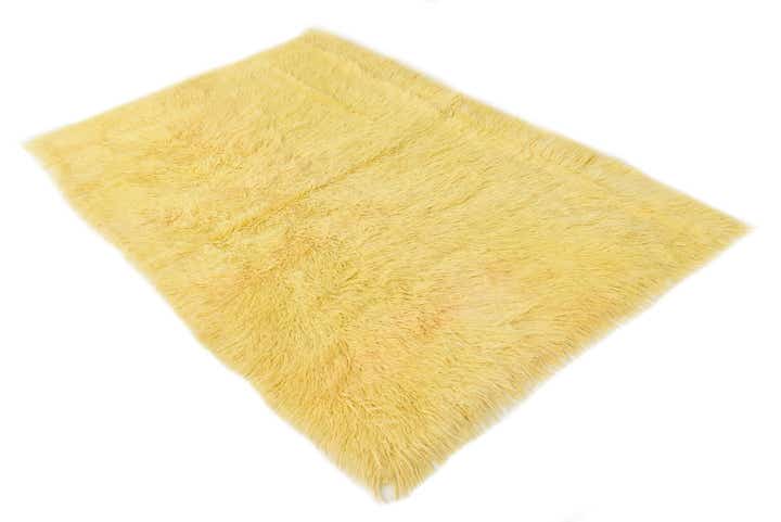 4' x 6' 1 Hand Knotted Moroccan Wool Rug