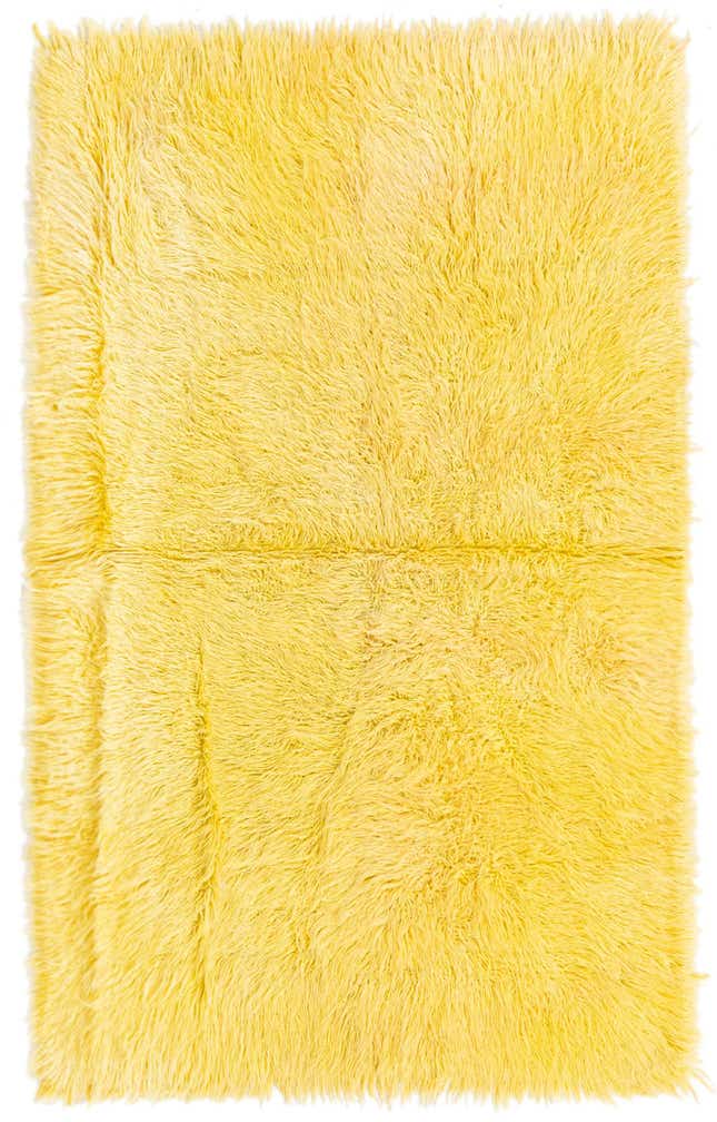 4' x 6' 1 Hand Knotted Moroccan Wool Rug