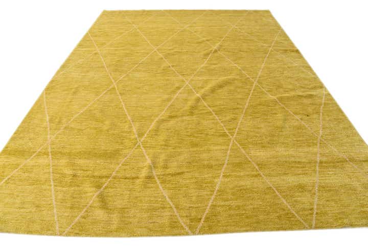 8' 11 x 11' 11 Hand Knotted Moroccan Wool Rug