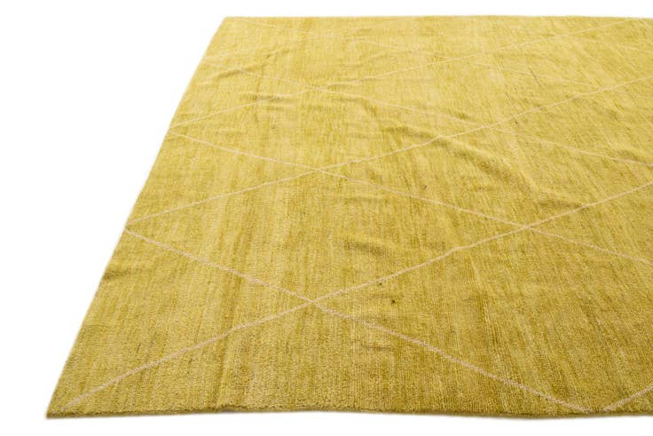 Detail image of 8' 11 x 11' 11 Hand Knotted Moroccan Wool Rug